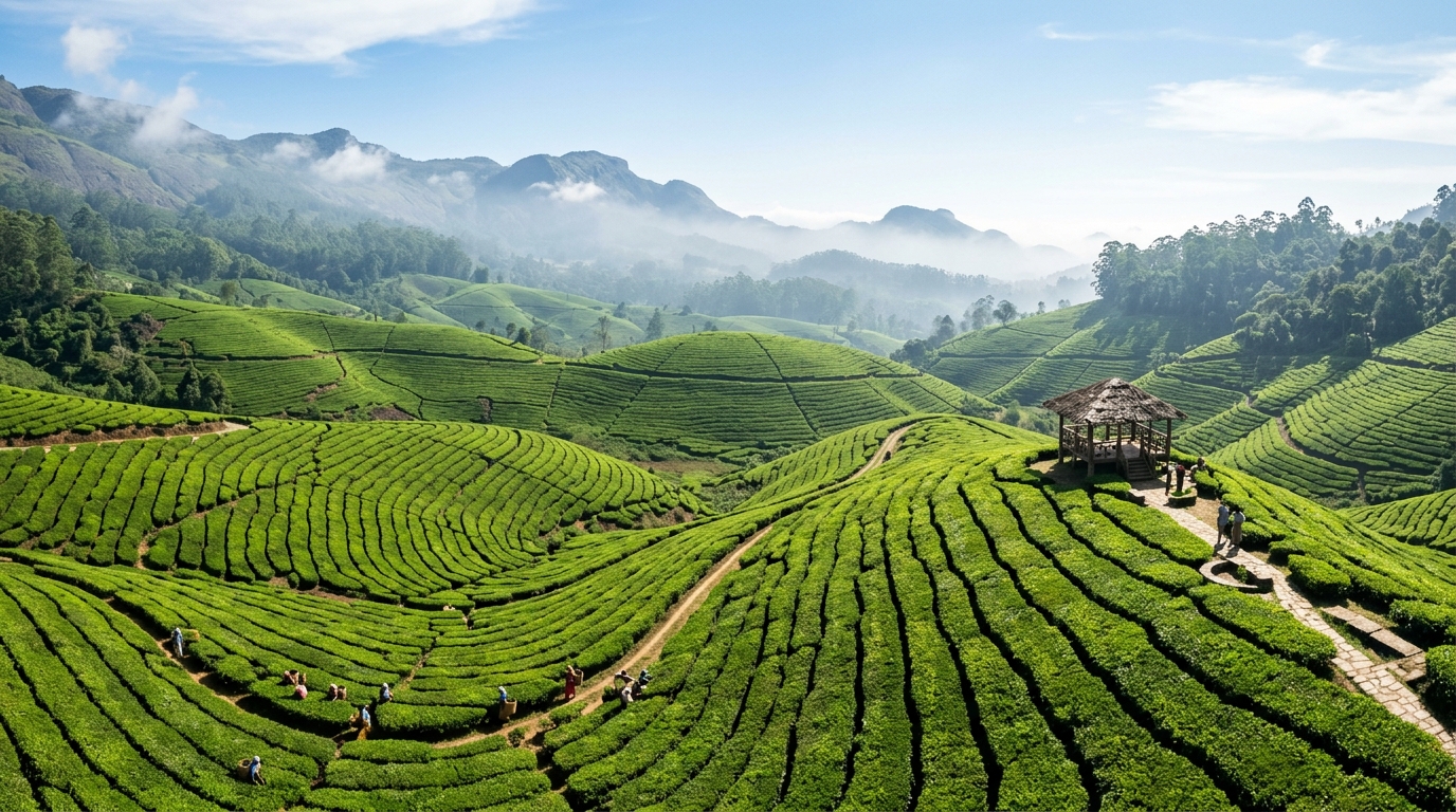Kasfi Traders Sreemangal Lush Tea Plantation
